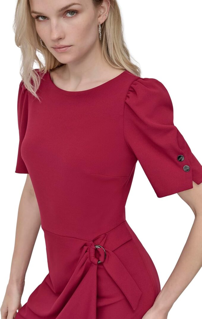 DKNY Women's Short Sleeve Mini Sheath Dress – Bild 5