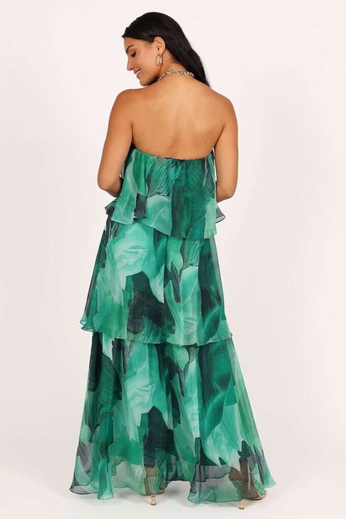 Petal & Pup Women's Bloom Strapless Maxi Dress – Bild 5