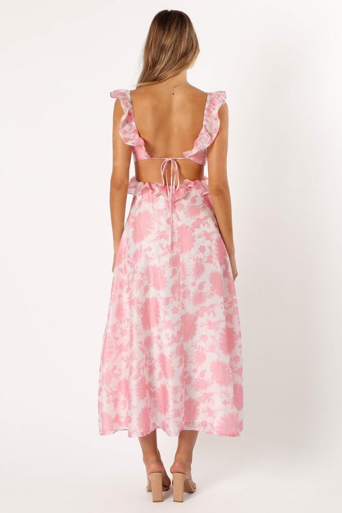 Petal & Pup Women's Rori Ruffle Maxi Dress – Bild 4