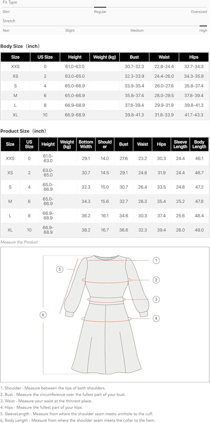 CIDER Long Sleeve Dress for Women High Neck Ribbed Knit Bodycon Ruched Midi Dress Cocktail Party Sweater Solid Dress – Bild 6