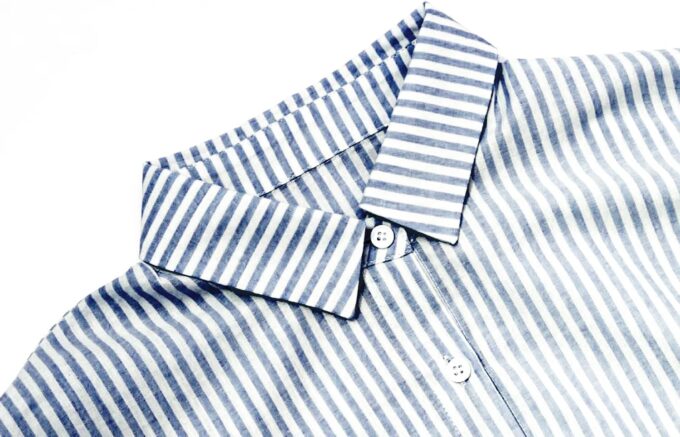 utcoco Womens Striped Long Sleeve Dress Casual Loose Button Down Cotton Maxi Shirt Dress – Bild 4