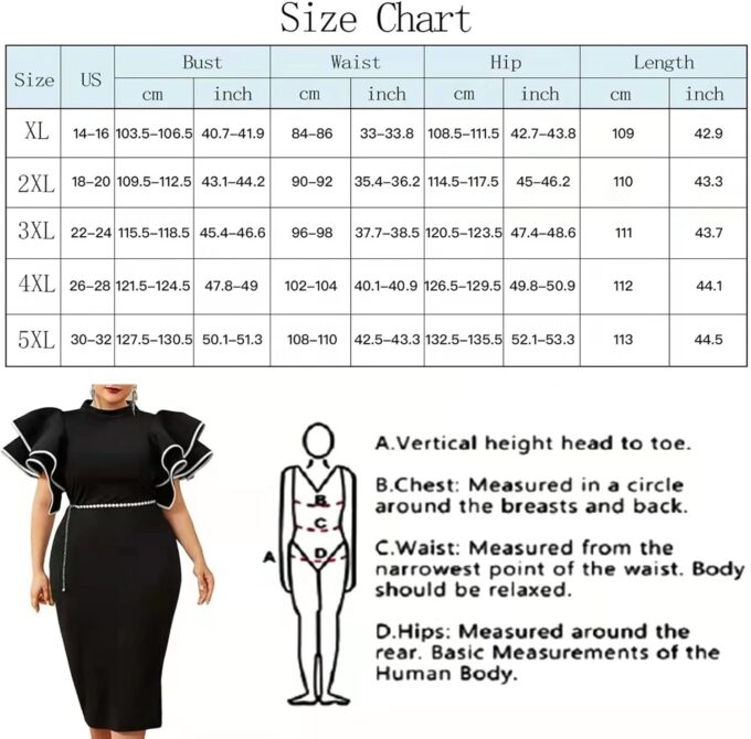 Cololura Plus Size Rüschen Ärmel Peplum Bodycon Formelle Abendkleider Party Kleid – Bild 4