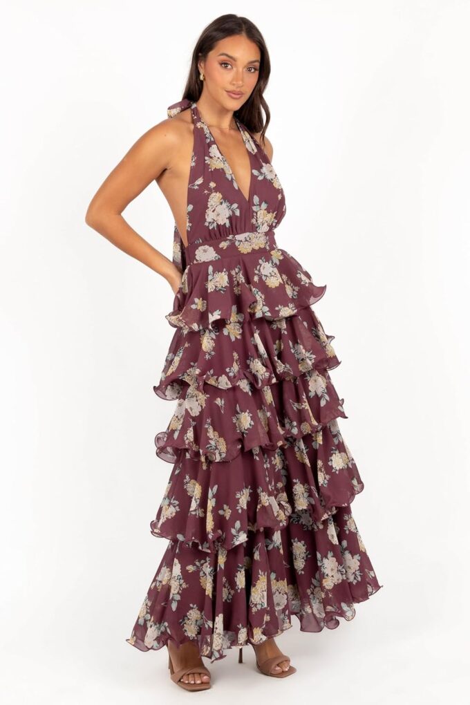 Petal & Pup Women's Kendall Maxi Halterneck Dress – Bild 5