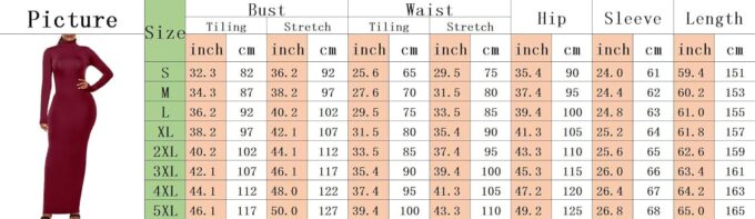 xxxiticat Damen Rollkragen Samt Maxikleid Langarm Casual Wide Shoulder Pad Ruched High Neck Bodycon Kleider – Bild 6