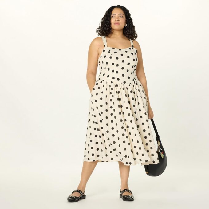 The Drop Women's Balu Feminine Shaped Waist Midi Dress – Bild 7