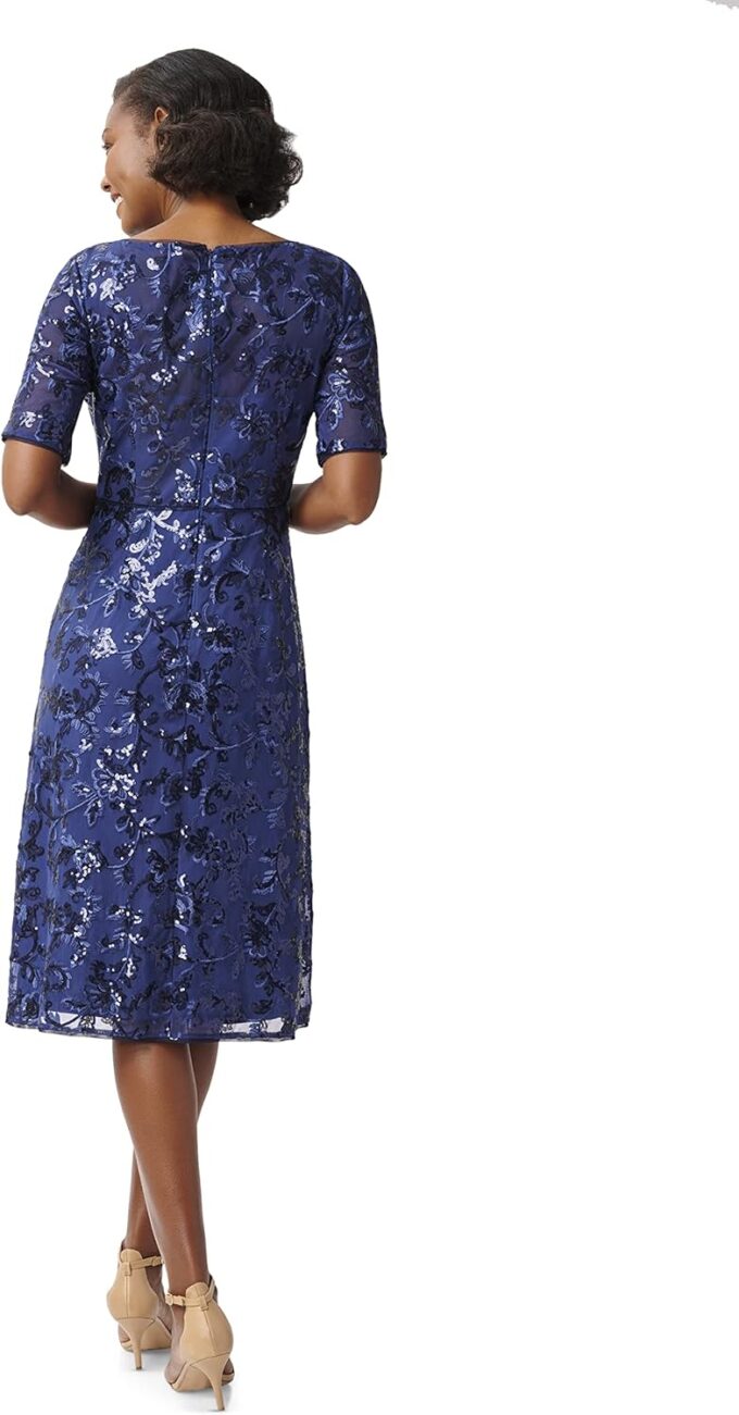 Adrianna Papell Women's Floral Embroidery Dress – Bild 2