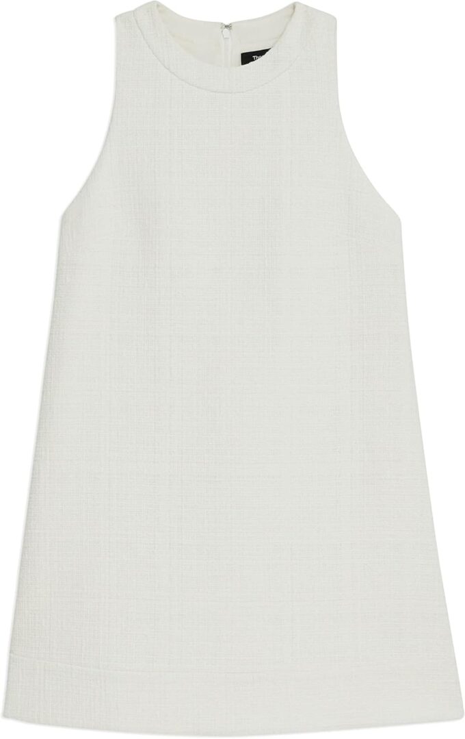 Theory Women's Tonal Tweed Shift Dress