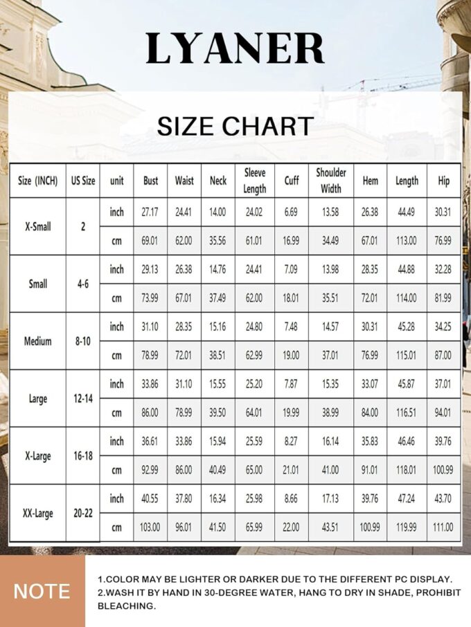 LYANER Women's Casual Ribbed Knit Button Down Collar V Neck Long Sleeve Bodycon Midi Dress – Bild 7
