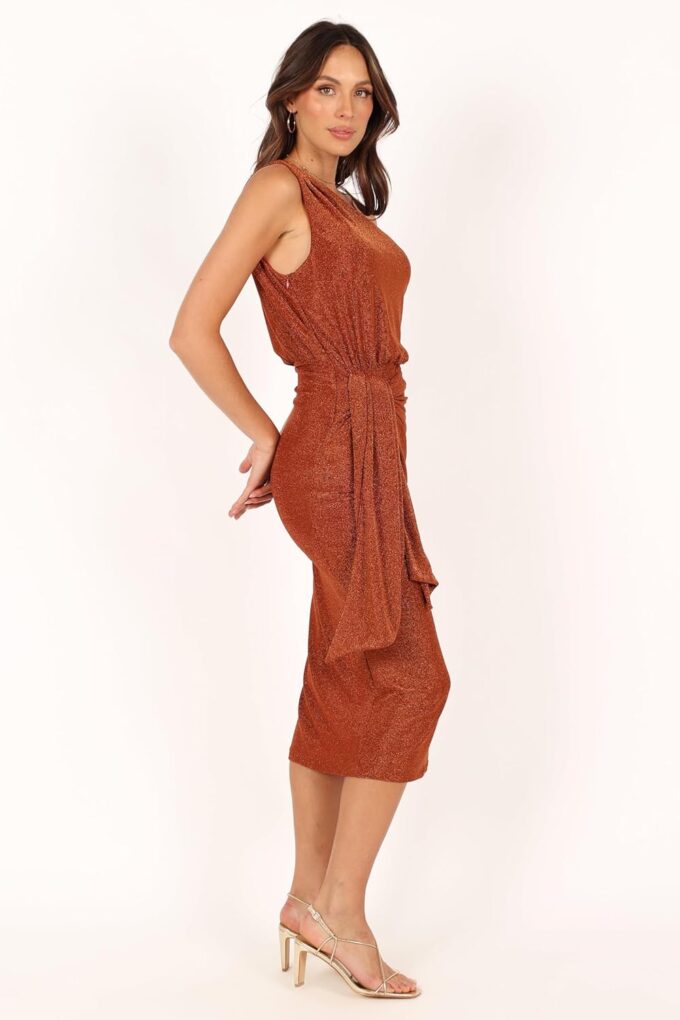Petal & Pup Women's Santiago Off Shoulder Midi Dress – Bild 8