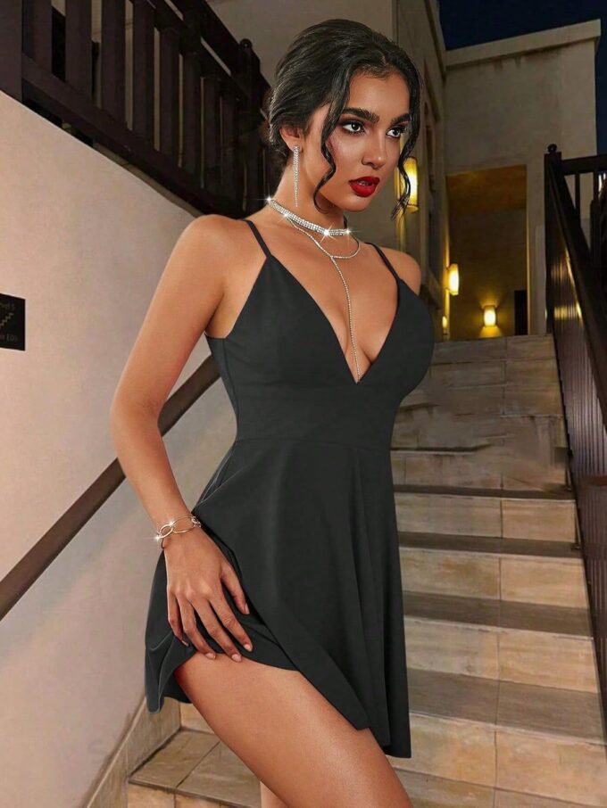 SISKIN Summer Tops for Women 2025, Sexy One Shoulder Asymmetrical Formal Elegant Evening Slim Fit Front Tie Knot Solid Top – Bild 4