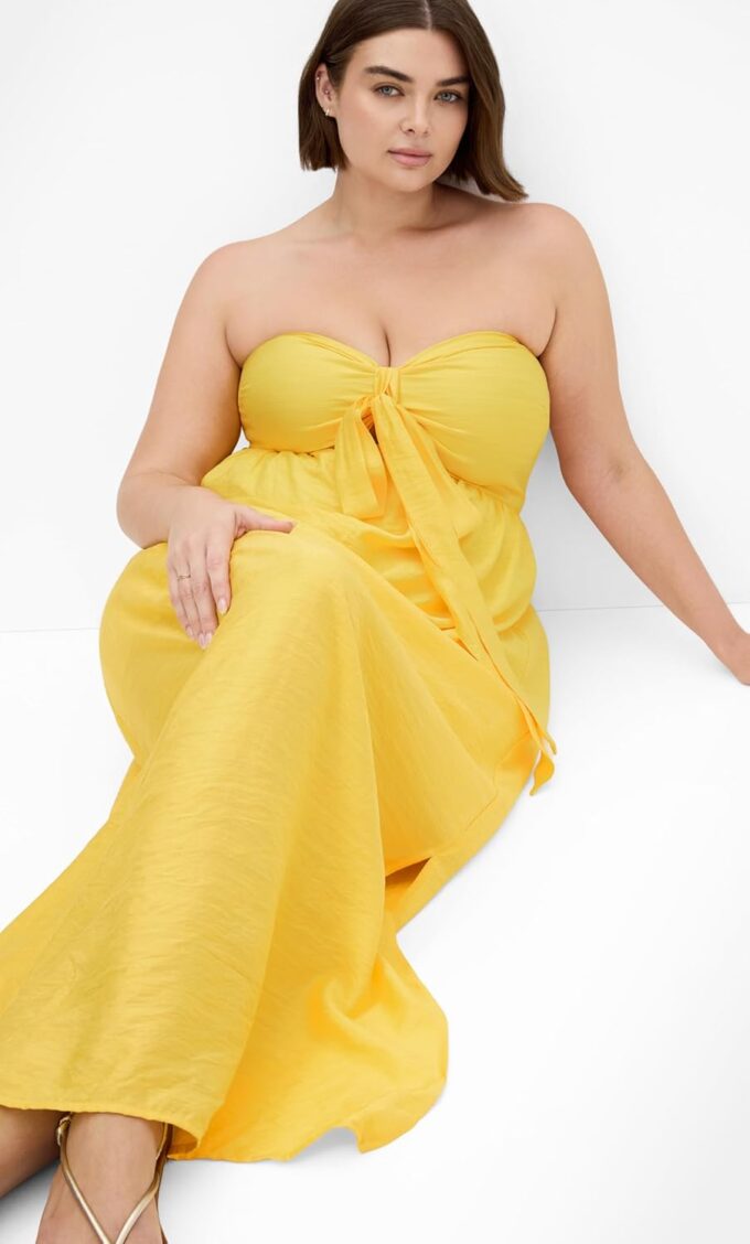 City Chic Women's Maxi Dress-Peta Serene – Bild 5