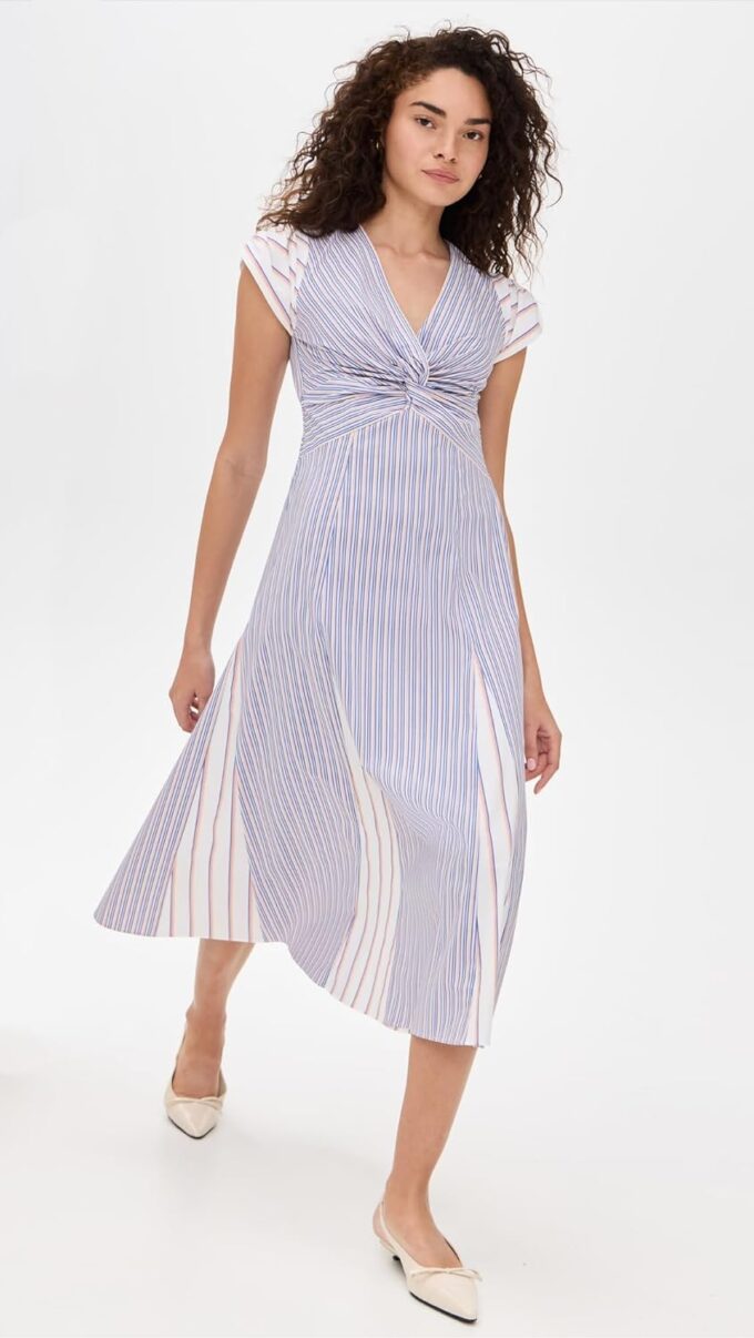Shoshanna Women's Canopy Stripe Avalynn Dress – Bild 5