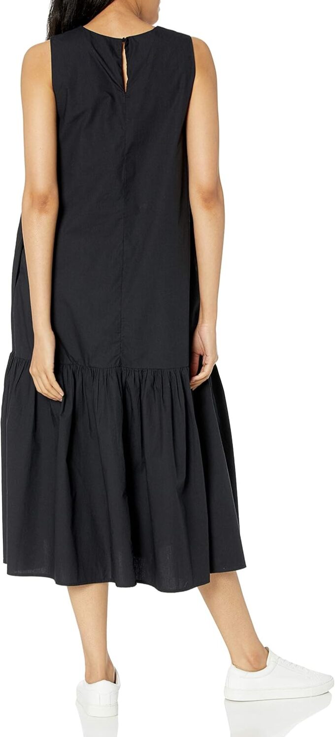 The Drop Women's Ilana Loose Sleeveless Wide-Hem Poplin Maxi Dress – Bild 2