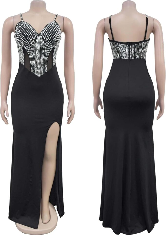 Mermaid Prom Dress Sequin Evening Gowns for Women Formal,Galas,Weddings – Bild 7