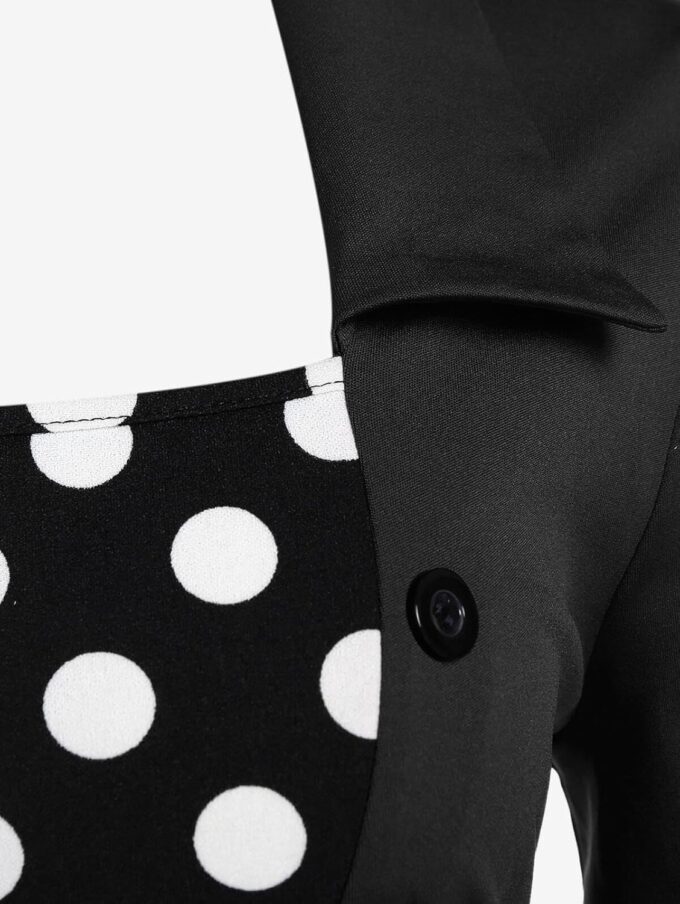 ROSE GAL Plus Size Polka Dots 1950s Vintage Dress for Women Rockabilly Retro Pinup Dress – Bild 3