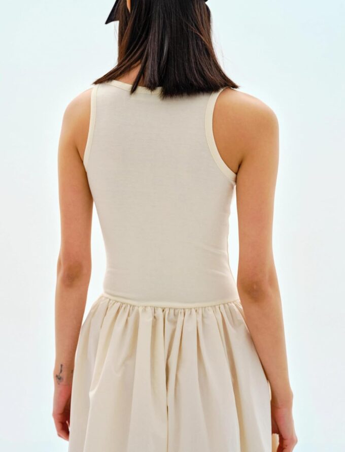 MISSACTIVER Crewneck Sleeveless Maxi Dress for Women Summer Flowy Patchwork Tank Top Long Dresses with Pockets – Bild 5