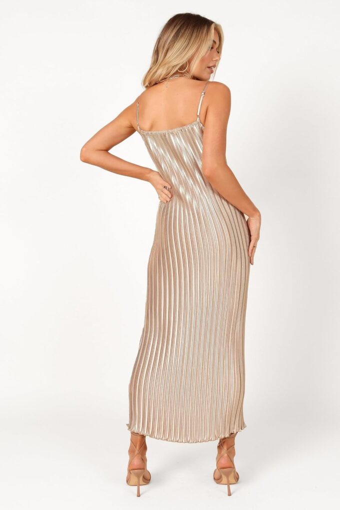 Petal & Pup Women's Liza Pleated Maxi Dress – Bild 2