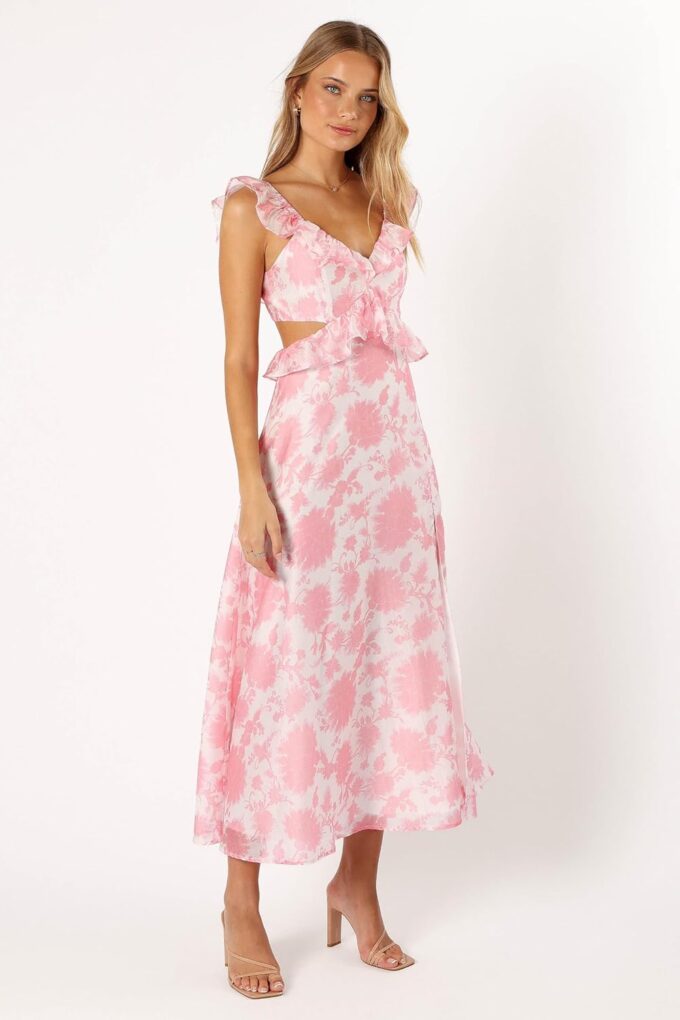 Petal & Pup Women's Rori Ruffle Maxi Dress – Bild 5