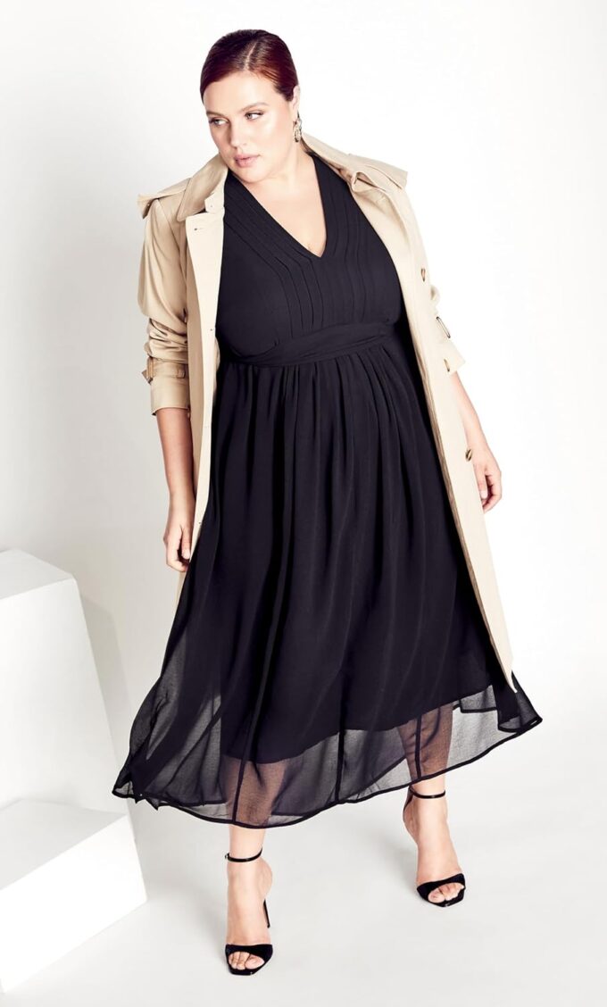 Women's Plus Size After Dark Dress – Bild 3