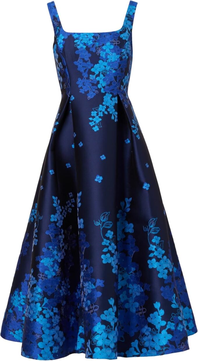 Adrianna Papell Women's Border Jacquard Dress – Bild 5