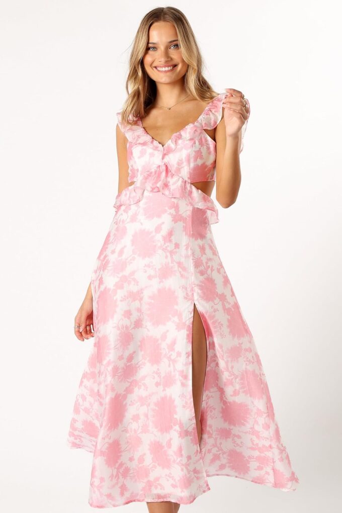Petal & Pup Women's Rori Ruffle Maxi Dress – Bild 6