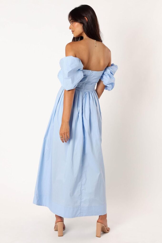 Petal & Pup Women's Solana Off Shoulder Midi Dress – Bild 4