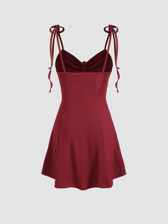 CIDER Women Summer Mini Dresses Cute Short Sundress Casual Tie Strap Sleeveless Dress – Bild 4