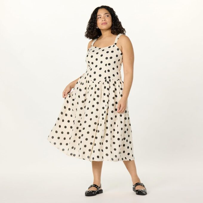 The Drop Women's Balu Feminine Shaped Waist Midi Dress – Bild 5