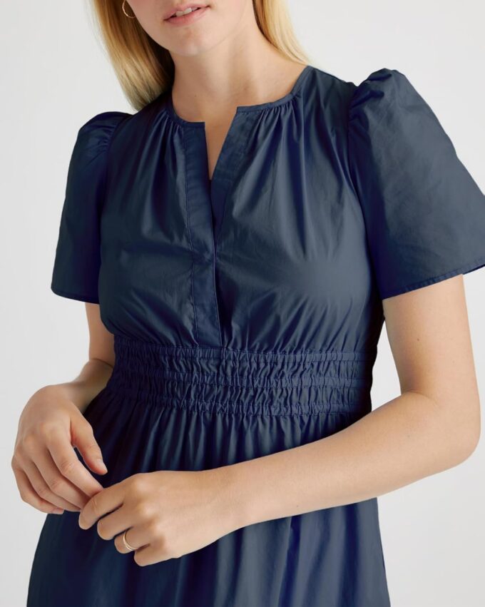 Women's Summer Casual Short Sleeve Maxi Dress Swing A Line Loose Flowy Tiered Boho Long Dress – Bild 3