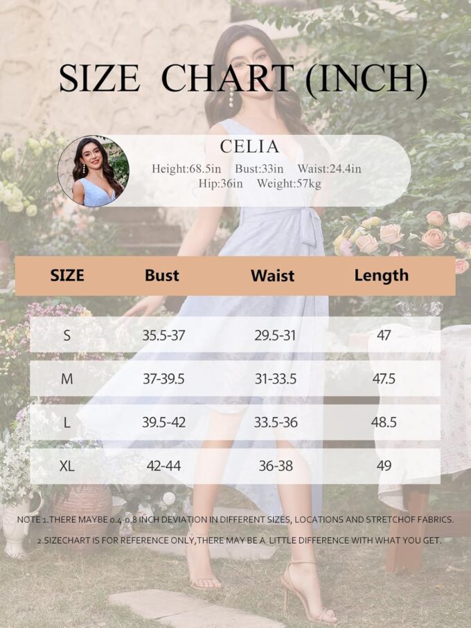 Women's Flowy Wedding Guest Dress A Line Jacquard Sleeveless High Low Midi Length Formal Summer Dress with Belt White M – Bild 6