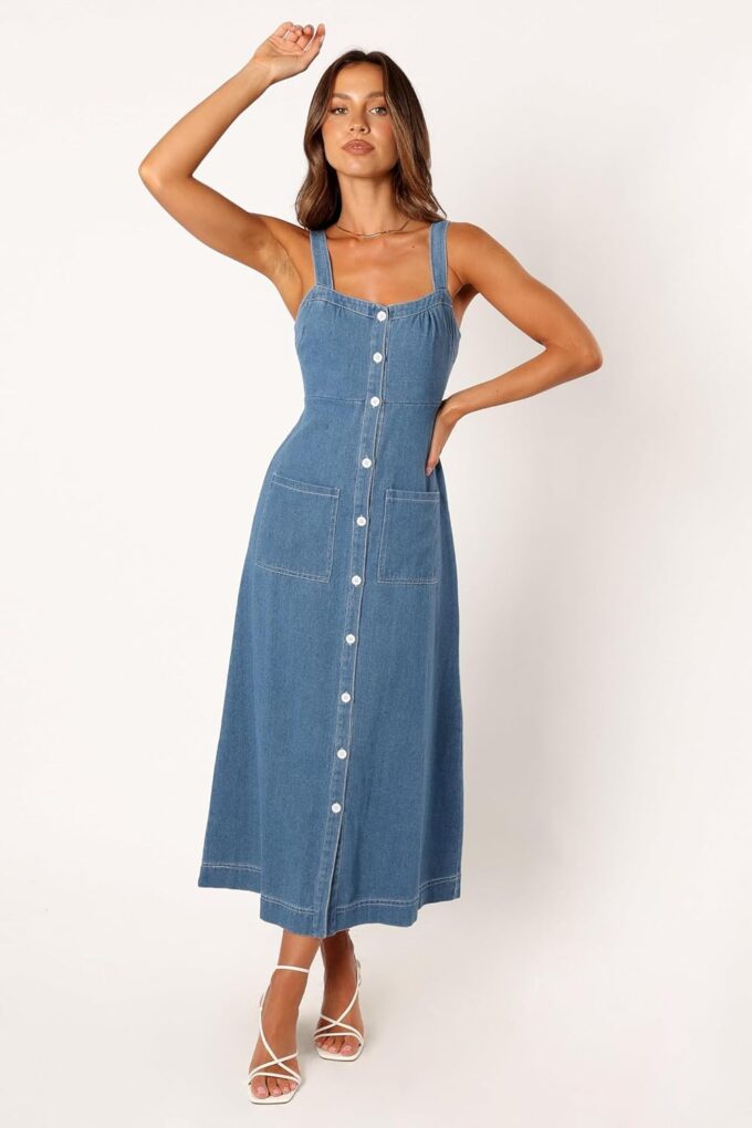 Petal & Pup Women's Bettie Midi Dress – Bild 5