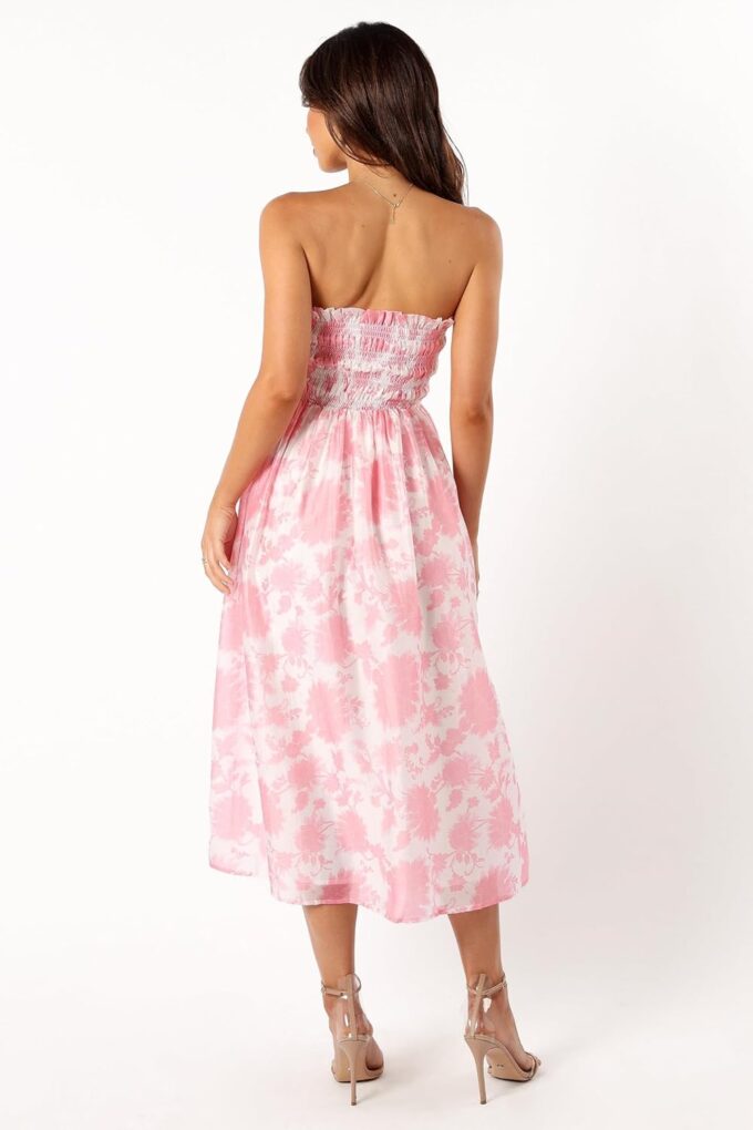 Petal & Pup Women's Carter Strapless Midi Dress – Bild 4