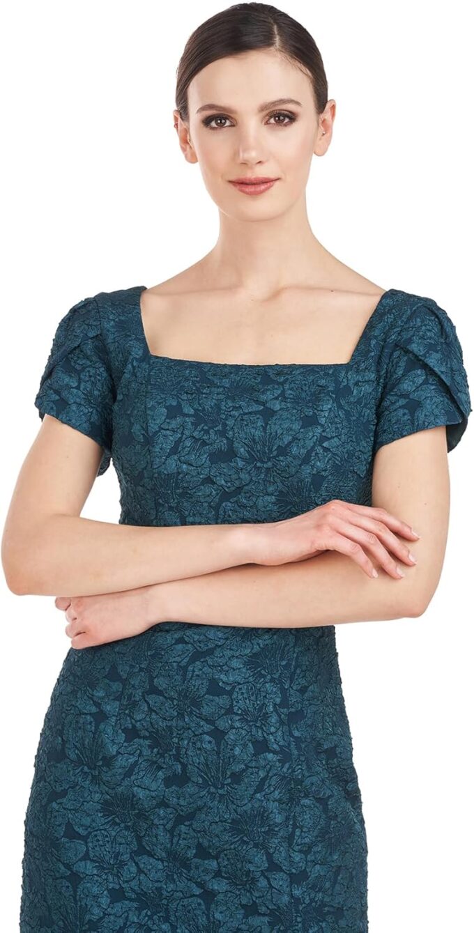 JS Collections Women's Square Neck Cocktail Dress – Bild 2