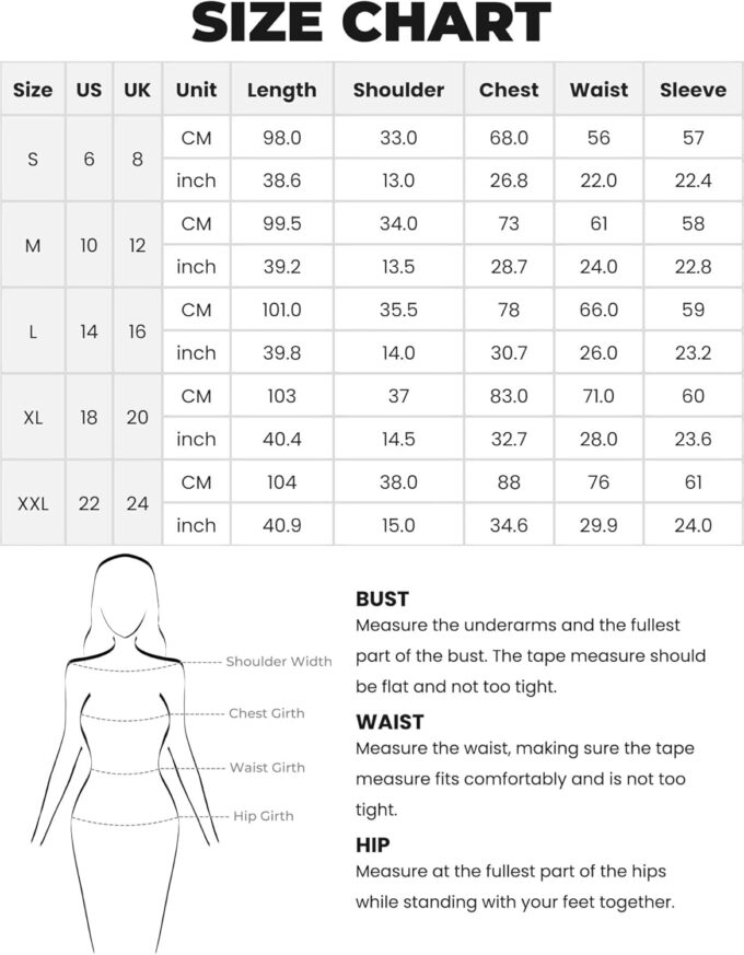 Hobemty Damen Midi Strickkleid Gerafft A-Linie Sweater Polokleider – Bild 6