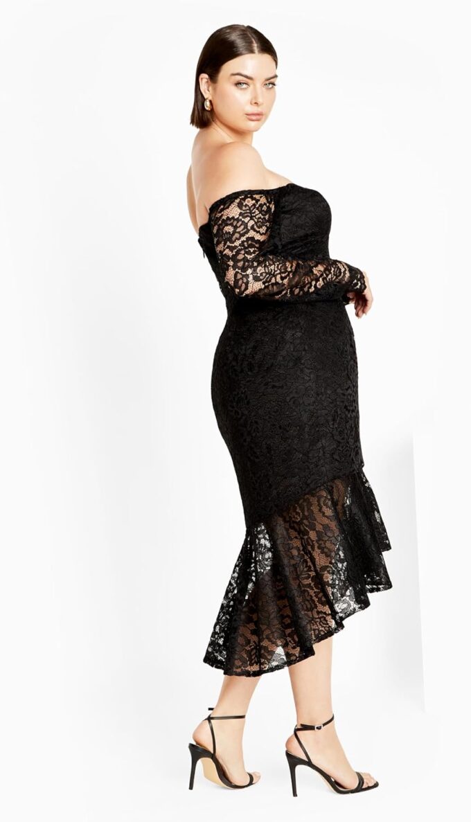 City Chic Women's Dress Lace Athena – Bild 3