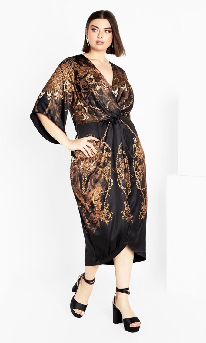 City Chic Women's Plus Size Dress Priscilla – Bild 2
