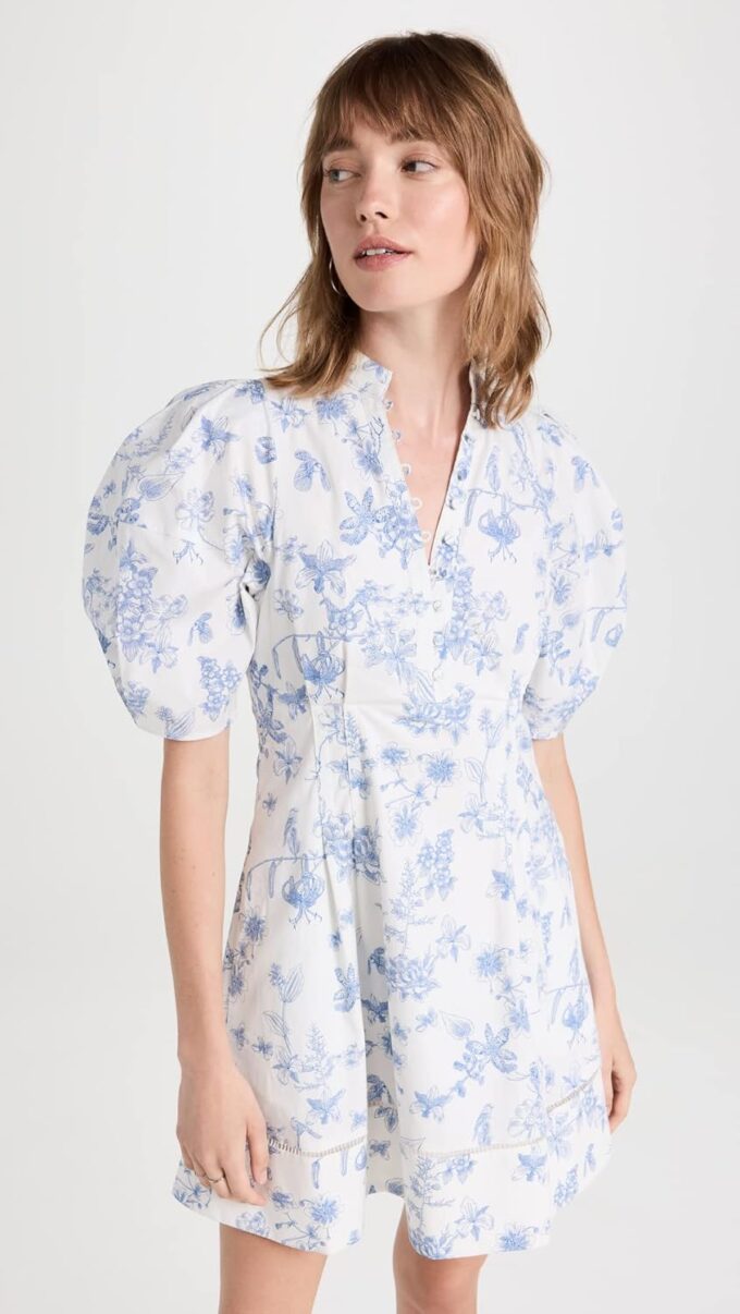 Club Monaco Women's Balloon Sleeve Dress – Bild 2