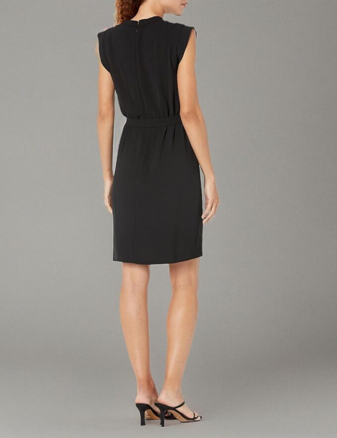 DKNY womens Cap Sleeve Wear to Work V-neck Dress – Bild 3