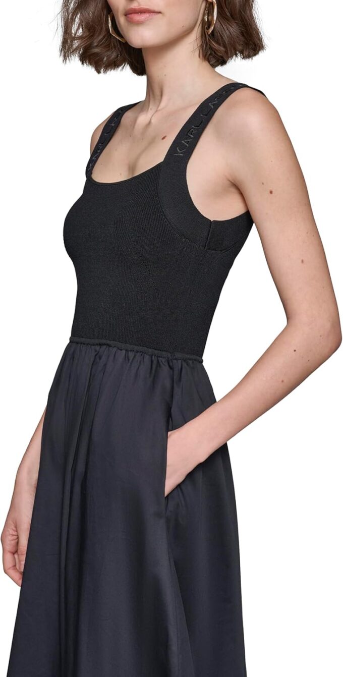 KARL LAGERFELD Women's Soft Fashionable Dress – Bild 2