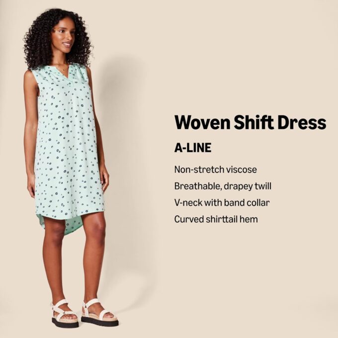 Amazon Essentials Women's Sleeveless Woven Shift Dress – Bild 2