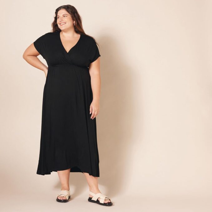 Amazon Essentials Women's Waisted Maxi Dress (Available in Plus Size) – Bild 4