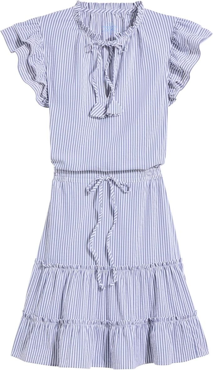 vineyard vines Women's Harbor Smocked Waist Dress
