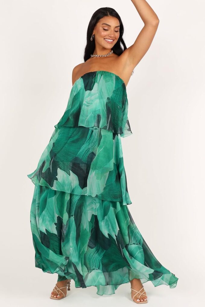Petal & Pup Women's Bloom Strapless Maxi Dress – Bild 2