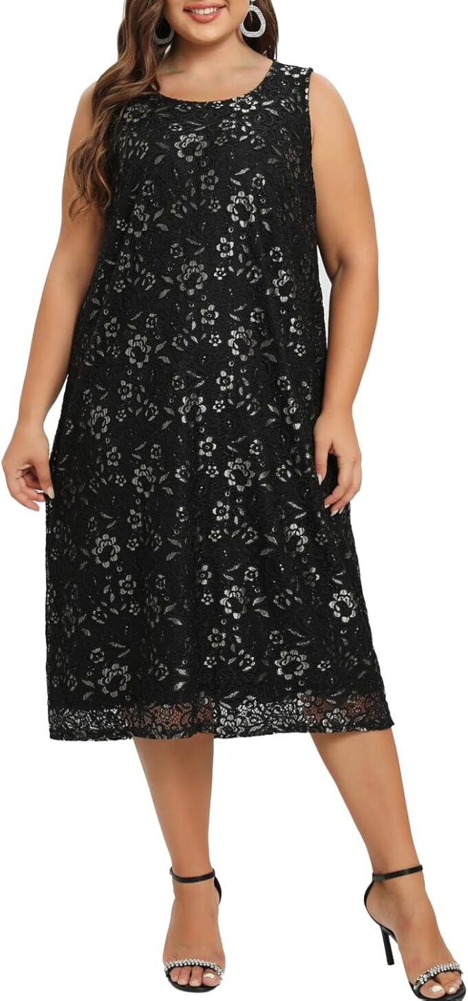 Women's Plus Size 2 Piece Mother of The Bride Dress Formal Evening Jacket Set Mother Gifts Special Occasion Party Dresses – Bild 4