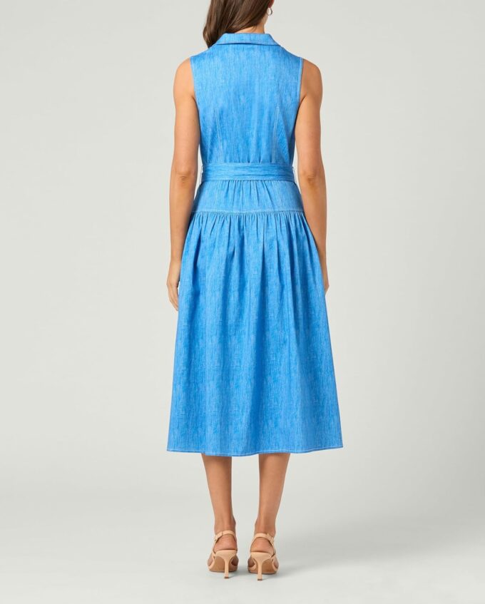 Shoshanna Women's Melange Printed Cotton Ezra Dress – Bild 2