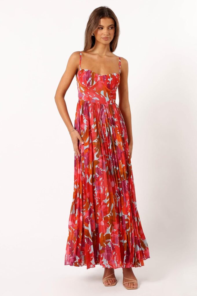 Petal & Pup Women's Achanti Pleated Maxi Dress – Bild 2