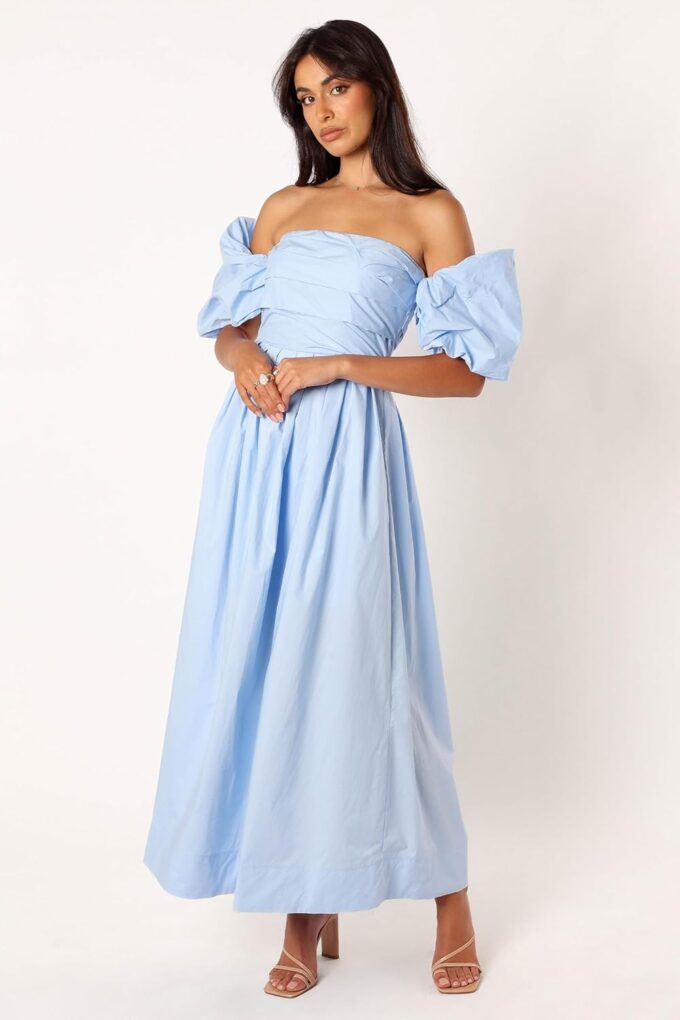Petal & Pup Women's Solana Off Shoulder Midi Dress – Bild 2