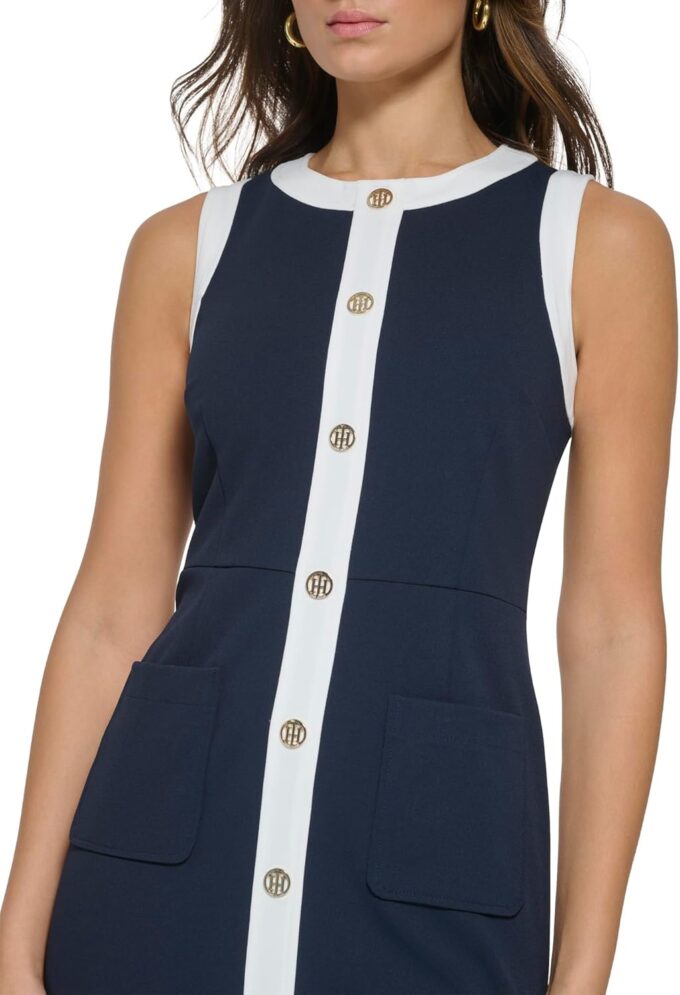 Tommy Hilfiger Women's Mini Houndstooth Knit Dress – Bild 4