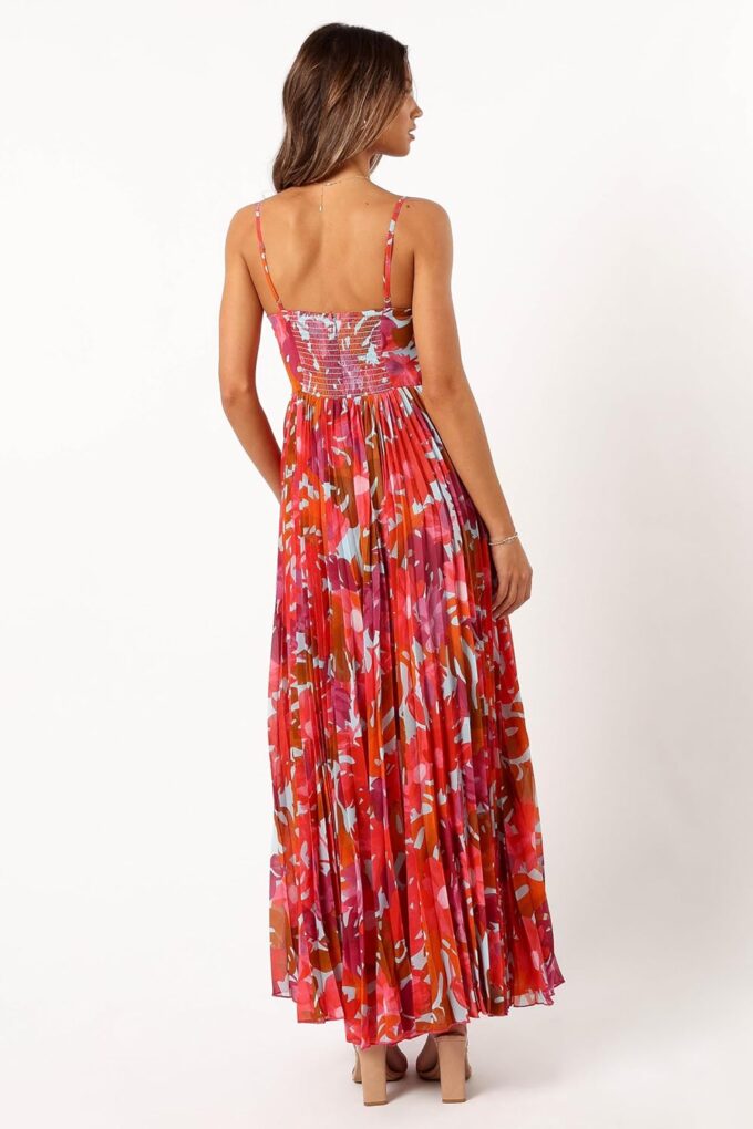 Petal & Pup Women's Achanti Pleated Maxi Dress – Bild 4