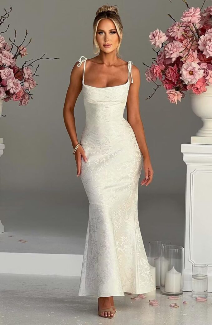 Spaghetti Straps Tulle Prom Dress 2025 Corset Mermaid Midi Cocktail Pary Dresses 2025 – Bild 2